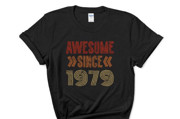 Awesome Since 1979 Graphics & T-Shirt Designs Review