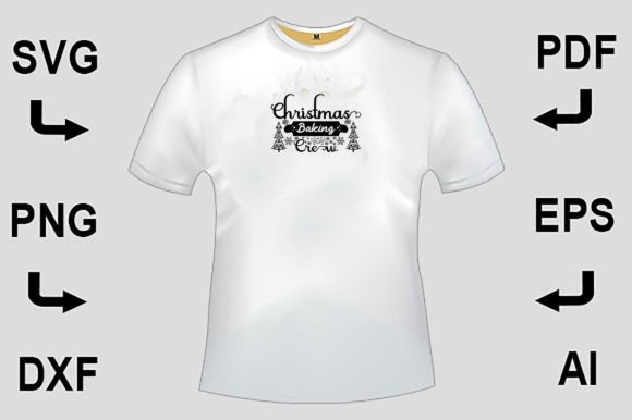 Christmas Baking Crew SVG T-Shirt Design