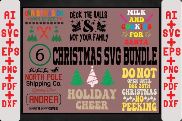 Christmas SVG Bundle for T-Shirt Designs