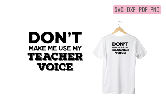 Fun Teacher T-Shirt Design Vector SVG