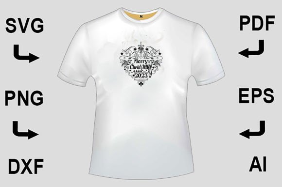 Merry Christmas SVG T-Shirt Design Vol 3