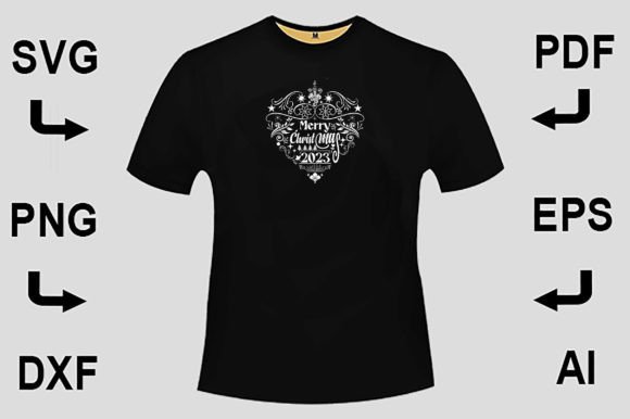 Merry Christmas SVG T-Shirt Design Vol 5