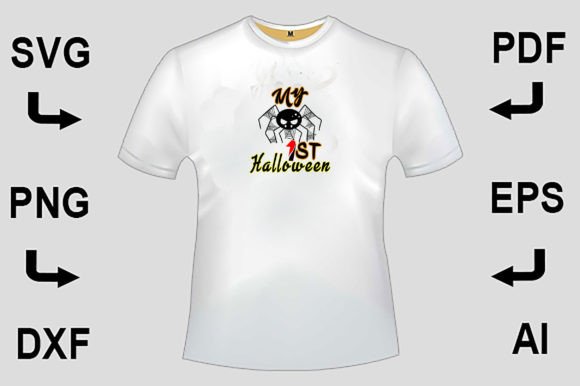 My First Halloween SVG T-Shirt Design