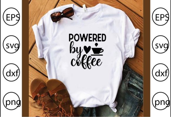 Powered by Coffee: Graphics & T-Shirt Designs for Local Brands