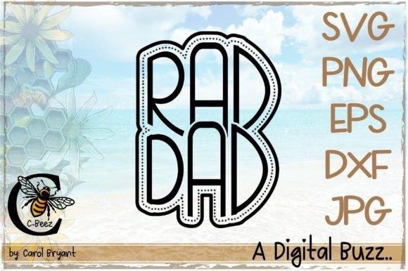 RAD Dad Graphics for T-Shirt Designs