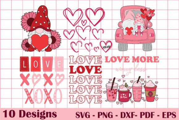 Valentine SVG PNG Sublimation Bundle